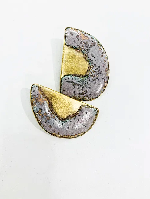 STONE Square Earrings