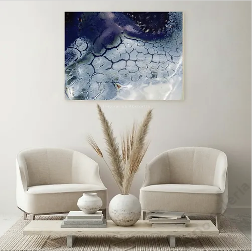Printed Abstract Painting