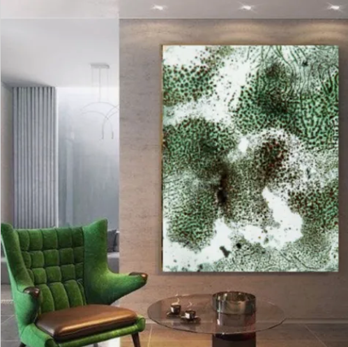 Printed Abstract Painting