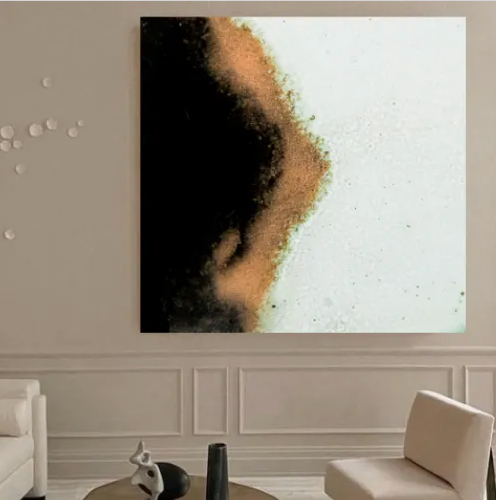 Printed Abstract Painting