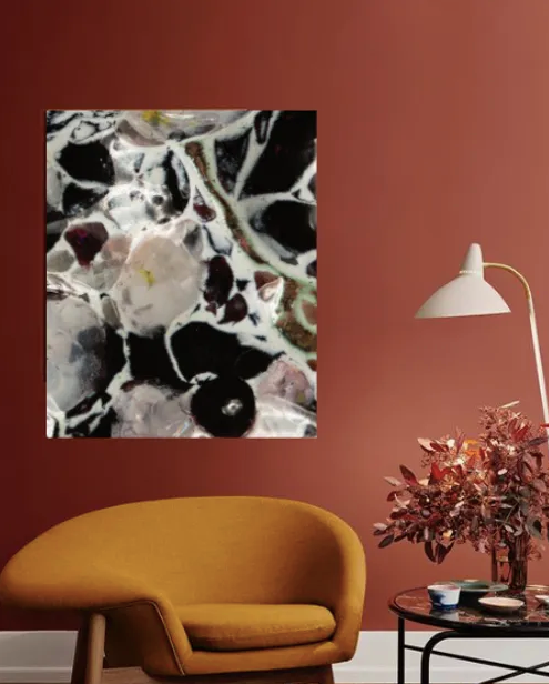 Printed Abstract Painting