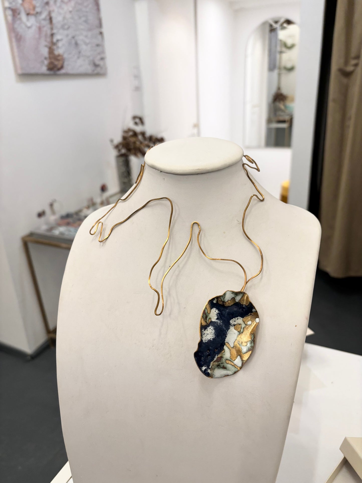 Linear Statement necklace