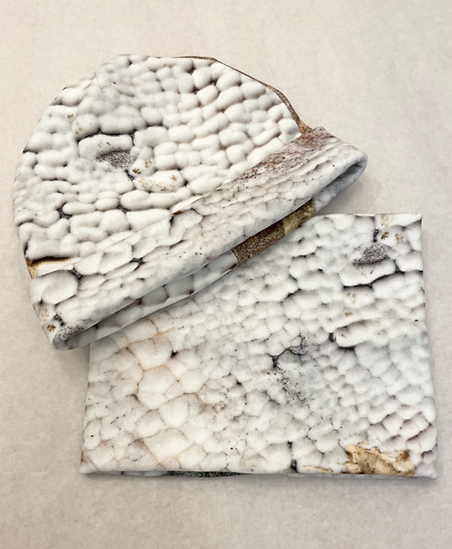 Fluffy Beanie and scarf set