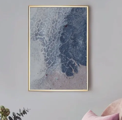 Printed Abstract Painting