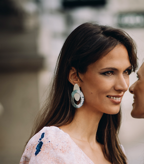 Circle earring